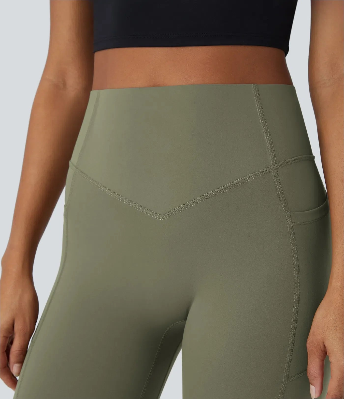 High Waisted Butt Lifting Tummy Control Side Pocket Training UltraSculpt Leggings