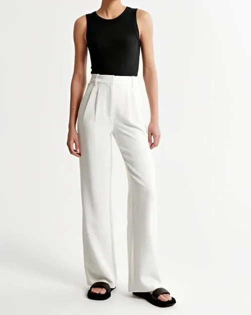 Wide Leg Tailored Pants